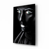Female Portrait 11 Glass Wall Art.